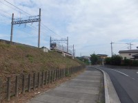 栗橋駅西口から右折